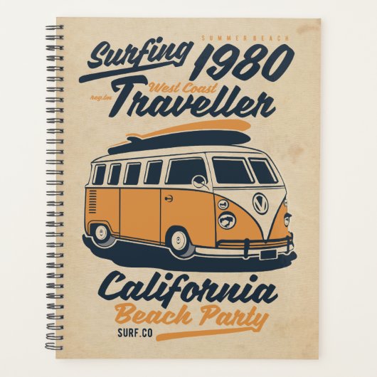 Retro Camper Van Planner (Voorkant)