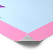 Retro camper vintage caravan shabby chic poster (Hoek)