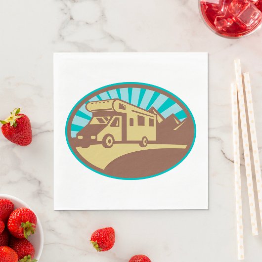 Retro Campervan Servet