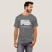 retro campervan vanlife RV - pas het aan! T-shirt (Voorkant volledig)