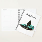 Retro Camping Car Trailer Dagelijkse Planner (Display)