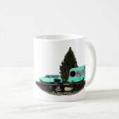 Retro Camping Car Trailer Nomad Coffee Mok (Voorkant rechts)