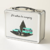Retro Camping Car Trailer Nomad Lunch Box (Achterkant)
