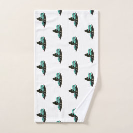 Retro Camping Car Trailer Nomad Patroon Handdoek