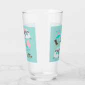 Retro Camping Caravan Tent Cute Glas (Rechts)