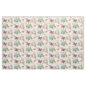 Retro Camping - Happy Camping. Oude school leuk! Stof (Fat Quarter)