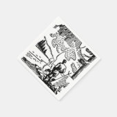 Retro Camping Paper Napkin Servet (Hoek)
