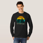 Retro Camping Road Trip T-shirt (Voorkant volledig)