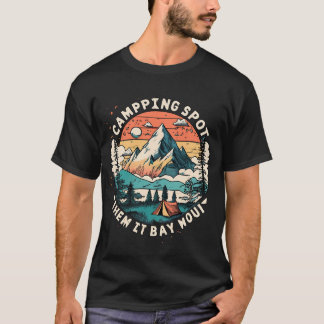 Retro Camping Spot T-Shirt – Adventure Mountain