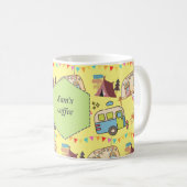 Retro Camping-thema Koffiemok (Voorkant rechts)