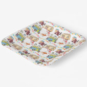 Retro Camping-thema Papieren Bordje (Gebogen)