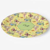 Retro Camping-thema Papieren Bordje (Gekanteld)