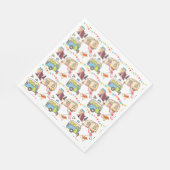 Retro Camping-thema Servet (Hoek)