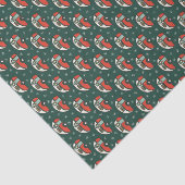 Retro-campingbus met Kerstsfeer Tissuepapier (Detail)