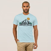 Retro Canaan Valley Ski T-shirt (Voorkant volledig)