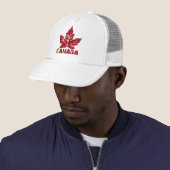 Retro Canada Souvenir Pet Canada Maple Leaf Petten (In situ)
