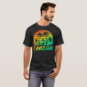  Retro Cancun Proud Mexican Summer V T-shirt (Voorkant volledig)