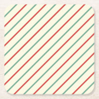Retro Candy Cane Christmas Stripes Rood Groen