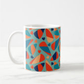 Retro Candy Corn Bold Mid-Century Modern Koffiemok (Links)