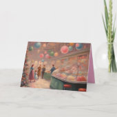 Retro Candy Sore during the  Christmas holidays Kaart (Voorkant)