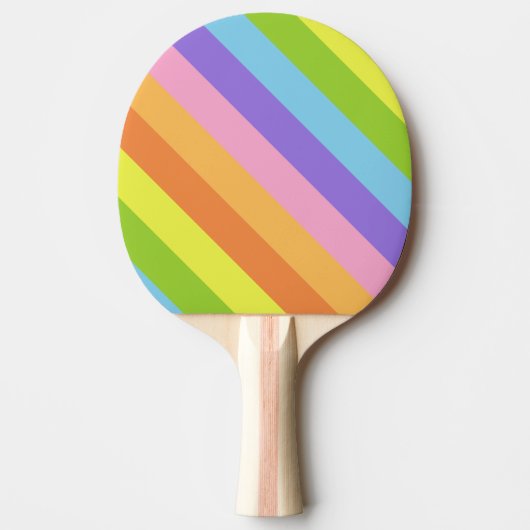 Retro Candy Streep Tafeltennisbatje (Voorkant)