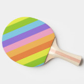 Retro Candy Streep Tafeltennisbatje (Zijkant)