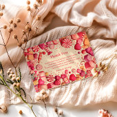 Retro Candy Sweets Valentine Party Bedankkaart