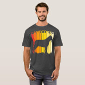 Retro Cane Corso Hond Vrolijk Kerstcadeau T-shirt (Voorkant volledig)