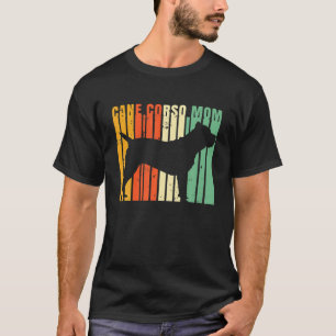 Retro Cane Corso mam Cute Italiaanse Mastiff Lover T-shirt
