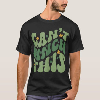 Retro Cant Pinch Deze Grappige Klavers St Patricks T-shirt