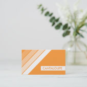 retro CANTALOUPE Visitekaartje (Staand voorkant)
