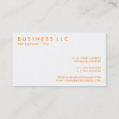 retro CANTALOUPE Visitekaartje (Achterkant)