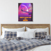 Retro / canvasprint canvas afdruk (Insitu (Slaapkamer))