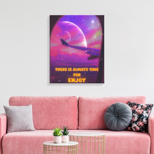 Retro / canvasprint canvas afdruk (Insitu (Woonkamer))