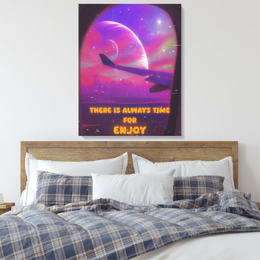 Retro /  canvasprint canvas afdruk (Insitu (Slaapkamer))