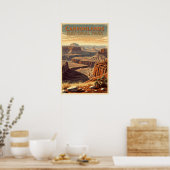Retro Canyonlands National Park Poster (Keuken)