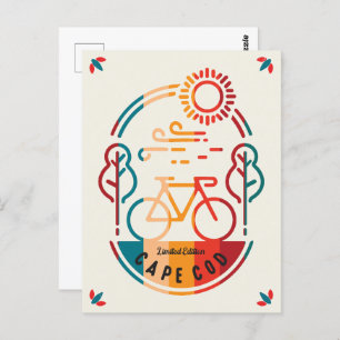 Retro Cape Cod Bike Trail Briefkaart