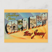 Retro Cape May NJ Briefkaart (Voorkant)