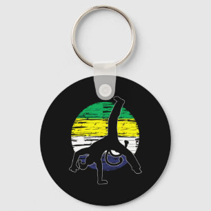 Retro Capoeira - Martial Arts Liefhebber Kickbokse Sleutelhanger
