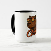 Retro Capybara Mok (Voorkant links)