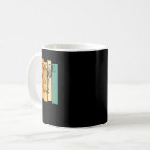 Retro Capybara Shuttle -  Badminton Badminb Koffiemok (Voorkant links)