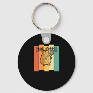 Retro Capybara Shuttle -  Badminton Badminb Sleutelhanger
