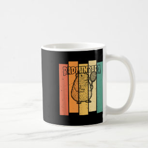 Retro Capybara Shuttle - Vintage Badminton Badminb Koffiemok