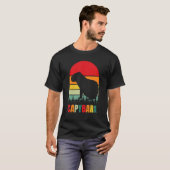 Retro  Capybara Silhouette Capybara Lover C T-shirt (Voorkant volledig)