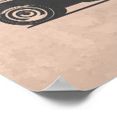 Retro Car Artwork Poster (Hoek)