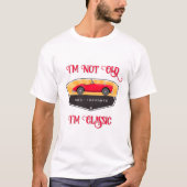  Retro Car Lover T-shirt (Voorkant)