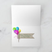 retro car on map for Dad's birthday Kaart (Binnen)