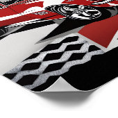 Retro Car  Poster (Hoek)