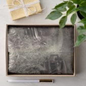  Retro Car Rustic Brown Old Antiek Tissuepapier (Geschenk)