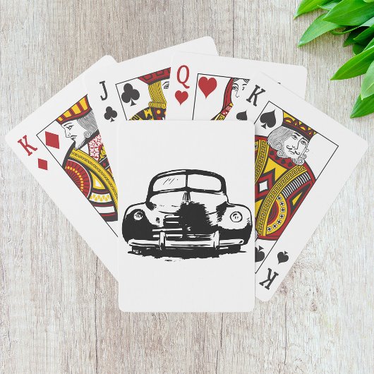 Retro Car-speelkaarten Pokerkaarten